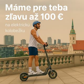 🚀 Leto prichádza a kolobežková sezóna je tu! 🛴☀️ Pripravili sme pre teba jedinečnú časovo obmedzenú zľavu, aby si bol na...