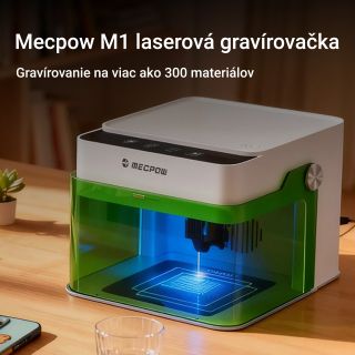 Mecpow M1 – kompaktná laserová gravírovačka, s ktorou vytvoríš personalizované darčeky aj malé sériovky ako profík....